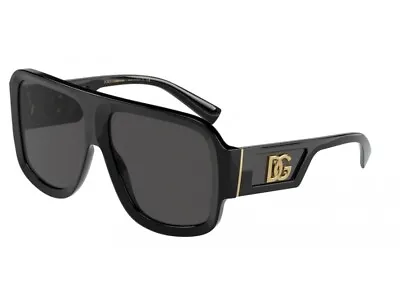 $451.02 • Buy Dolce & Gabbana Sunglasses DG4401  501/87 Black Grey Man