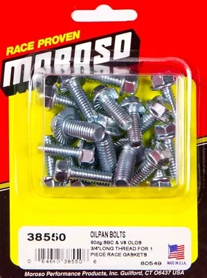 MOROSO Sb Chevy Oil Pan Bolts • $16.99