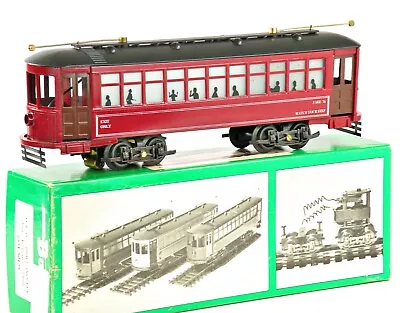 Bowser O-Gauge Brill Trolley 551-50125 All-Metal Maroon/Black 3-Rail LN Cond. • $103.50