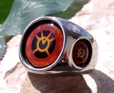 Green Lantern Symbol Orange Power Ring Dc Comics Action Avarice [ N49 Steel ] • $81.49