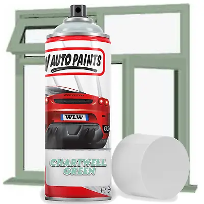 UPVC Aerosol Spray Paint Chartwell Green Windows Doors Plastic Cladding Fascia • £75.99