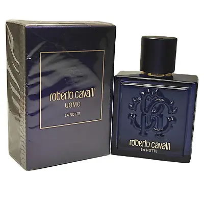 Roberto Cavalli Uomo La Notte 100ml EDT Fragrance For Men RARE! DISCONTINUED! • £135.62