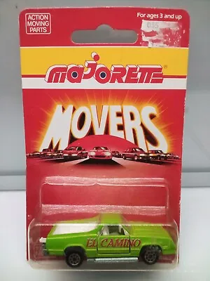Majorette Movers / #296 - Chevy El Camino Pickup - Green - Model Car X1 • $29.72