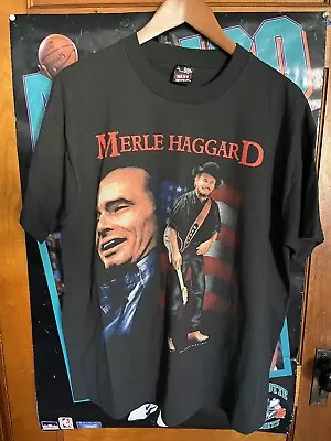 Merle Haggard 1994 Vtg Single Stitch T Shirt Large Usa Made The Legend Continues • $65