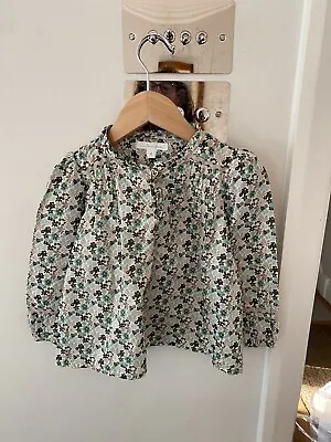 Marie Chantal Girls Long  Sleeve Floral Shirt  Age 4 BNWOT • £20