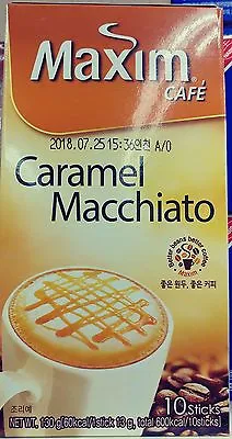 Korea Maxim Cafe Hazelnut Vanilla Mocha Macchiato Instant Flavored Coffee 10ea • $19.25