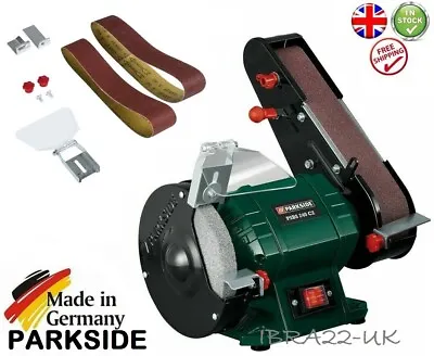 £79.99 • Buy Parkside 240W Bench Grinder With Belt Sander German Brand