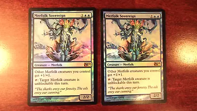 2x FOIL Merfolk Sovereign - LP Lightly Played Core Set 2010 English MTG Magic • $12.99