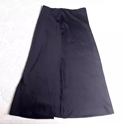 H&M Womans Size Small Long Skirt Elastic Waist Band Zipper Back Slit • $16.25