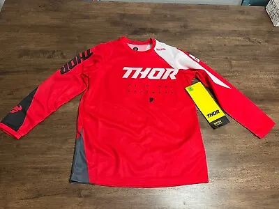 Thor Sector Motocross Hayes 50 Dirt Bike Edge Jersey Youth Kids Size M NEW • $19.99
