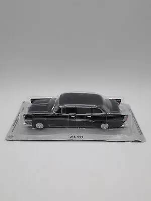 DeAgostini 1:43 ZIL 111 Soviet Union Limousine Black Diecast Model Car. • $12.31