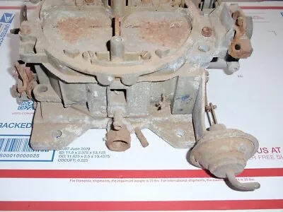 Rochester Quadrajet 4 Barrel Carburetor - Application Unknown - Parts -  Lot A • $14.99