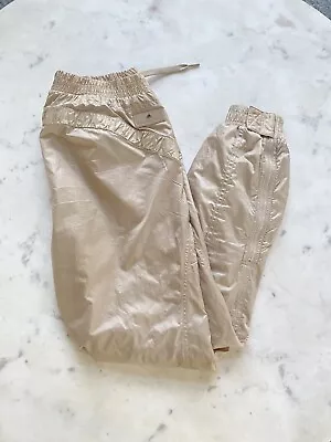 Adidas By Stella McCartney Women's Small S Gold Studio Woven Joggers Pants • $48