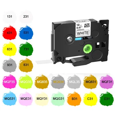 Fits Brother P-touch Label Maker TZ TZe 231 Tape Ribbons Cartridges All Colors  • $5.09