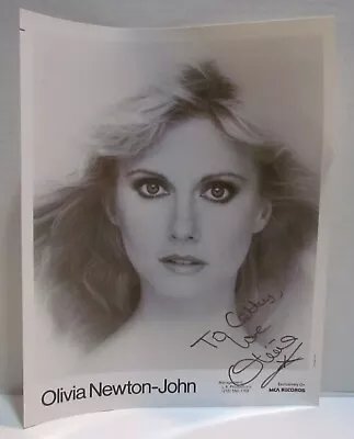 Original Olivia Newton-John Autographed Photo • $24.99