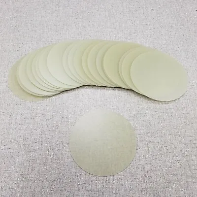 20 Pieces G10 FR-4 Natural Glass Epoxy Sheet .040  (1mm) X 3.80  Diameter • $11.50