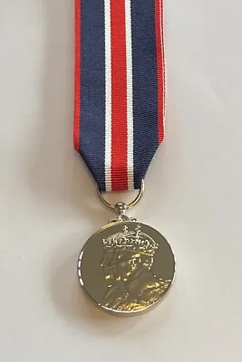 King Charles III Coronation Full Size Medal 2023 Court Swing Mount Army Civilian • £42