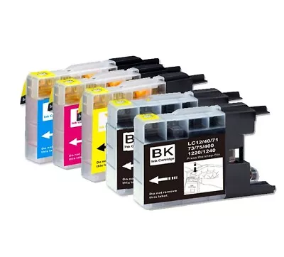 5P Ink Cartridges Compatible With Brother LC75 MFC-J825DW MFC-J835DW MFC-J625DW • $11.99