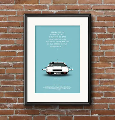 The Spy Who Loved Me James Bond Lotus Esprit S1 007 Movie Wall Art A3 Print • £7