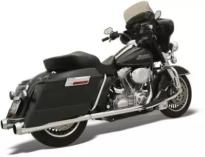$529.95 • Buy Bassani Chrome Power Curve True Dual Header Pipes Exhaust Harley Touring 07-2016
