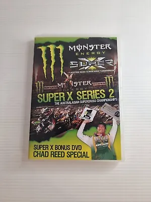 Super X Series 2 (+Chad Reed Special) Region 4 DVD (2 Discs) Supercross Rare DVD • $29.05