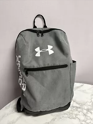 Under Armour Grey Backpack Rucksack Bag • £19.99