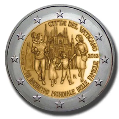 2012 Vatican - 2 Euro Commemorative Coin • $54