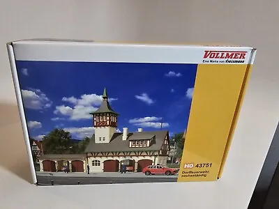 Vollmer Fire Station 43751 HO Scale • $46