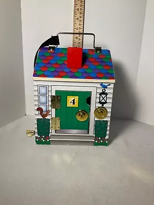 Melissa And Doug Toy Doorbell House With Keys Working • $15.50