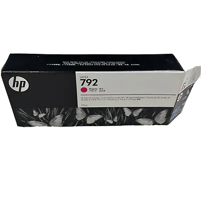 HP 792 Latex Ink Cartridge 775ml Magenta CN707A L26500 L28500 210 260 Exp AUG 20 • $129.99
