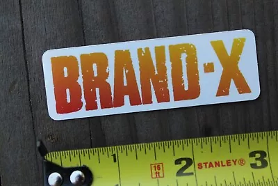 Brand X Toxic Skateboards Orange Rusty Acme White Original Skateboarding STICKER • $12