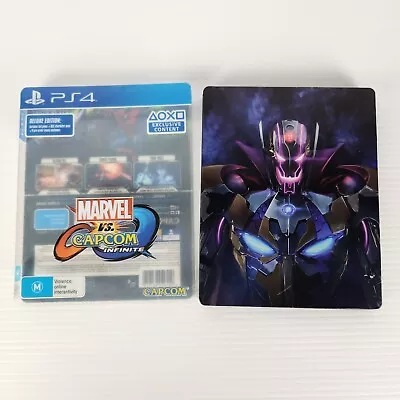 Marvel Vs Capcom Infinite Steelbook + DLC Code  PS4 Deluxe Edition Video Game 🦊 • $65