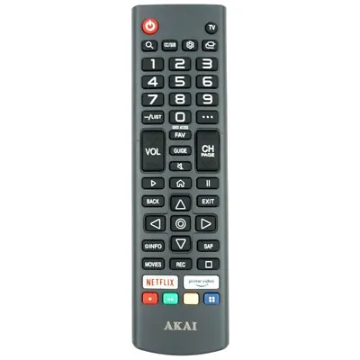 Akai Ak5020nf Ak7521s6wos Ak7521s6w0s Genuine Remote Control Akai Tv (6345) • $59.50