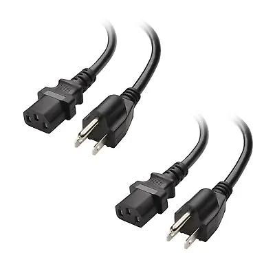 3-Prong IEC Power Supply Universal Cable Cord Plug Computer LCD Monitor • $2