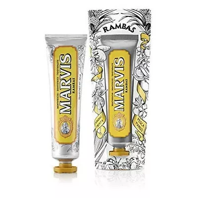 Marvis Rambas Toothpaste 3.8oz (75ml) Vibrant Tropical Scents NIB • $13.95