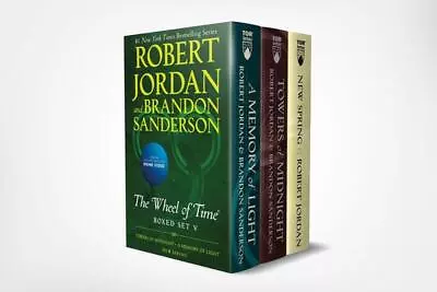 Wheel Of Time Premium Boxed Set V: Book 13: Towers Of Midnight Book 14: A Memor • $73.89