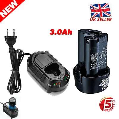 10.8V 4.8AH Battery For Makita BL1013 BL1014 LCT203W 194550-6 194551-4 Charger • £14.89