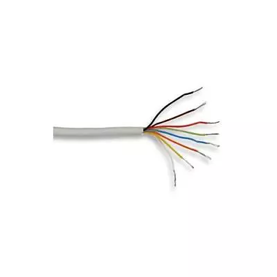 £2.59 • Buy Alarm Cable White Black Or Brown 4 6 8 12 Core Signal Lead Low Voltage 1 Amp 50V