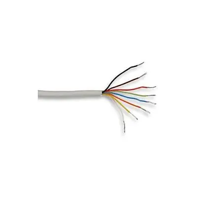 Alarm Cable White Black Or Brown 4 6 8 12 Core Signal Lead Low Voltage 1 Amp 50V • £2.99