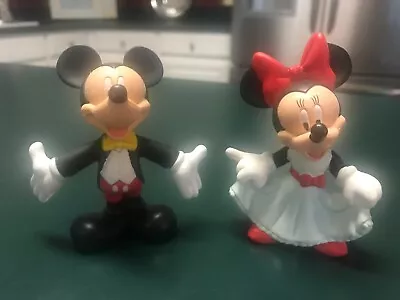 Disney Mickey And Minnie Mouse Small PVC Figures 2005 McDonald's Happy Meal • $6.49