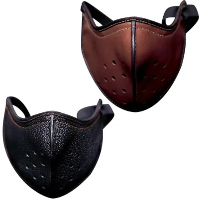 Punk Rivet Half Face Mouth Cover Hlaf Masks Breathable Motorcycle Biker Shield • $9.57