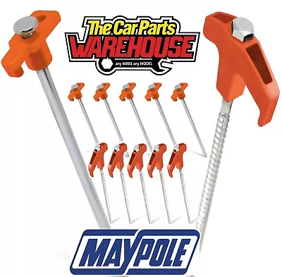 £45.95 • Buy Hard Gound Heavy Duty Tent Peg Stake Pegs CORKSCREW ROCK SCREW Metal Camping