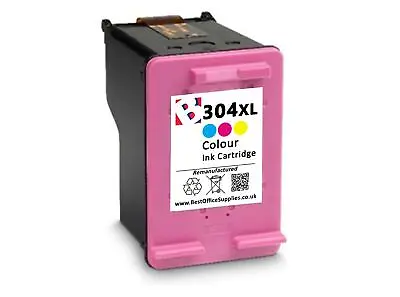 £14.69 • Buy 304XL Black And Colour Remanufactured Ink Cartridge For HP Printers