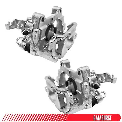 Rear Disc Brake Calipers W/ Bracket Left Right For 2010-2014 Volkswagen Golf • $85.99