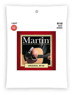 Martin Acoustic Strings Medium Bronze 12-54 M140 • $15.99