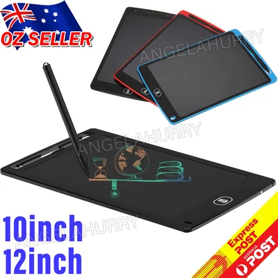 $14.88 • Buy 10 / 12  LCD Writing Tablet Drawing Board Colorful Doodle Handwriting Pad NEW