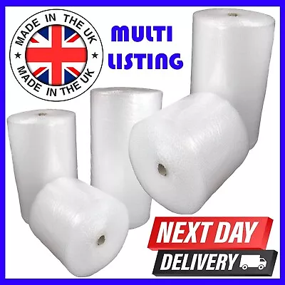 LARGE BUBBLE WRAP 100 METERS LONG ROLLS (300mm 500mm 750mm 1000mm) PACKING ROLL • £227.89