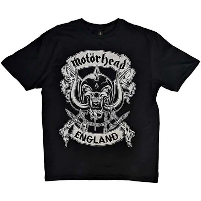 Motorhead Crossed Swords England Crest T-Shirt Black New • $23.28