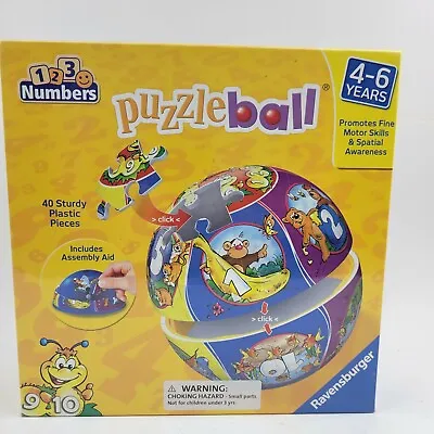 Ravensburger Junior World Globe Puzzleball 96 Piece 3D Jigsaw Puzzle • $17.77