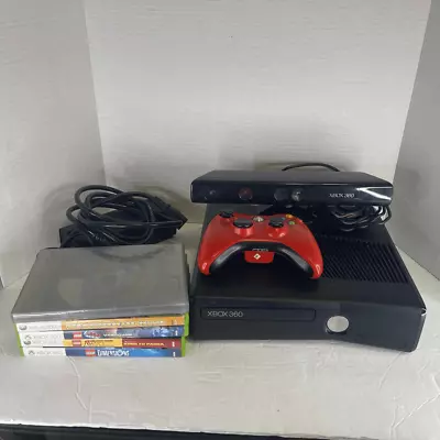 Xbox 360 S 250GB Console With Kinect 6 Discs Plus Installed Games • $119.95